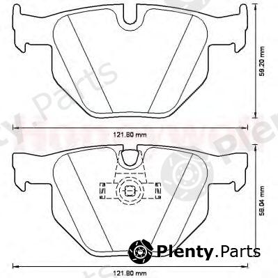  JURID part 573224J Brake Pad Set, disc brake