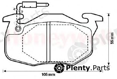  BENDIX part 571743X Brake Pad Set, disc brake