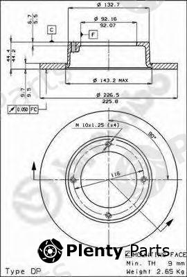  BREMBO part 08.3282.10 (08328210) Brake Disc