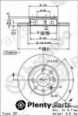  BREMBO part 08.4475.10 (08447510) Brake Disc