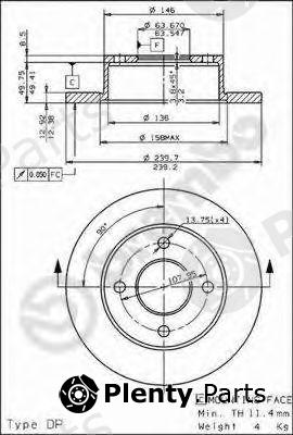  BREMBO part 08.4946.20 (08494620) Brake Disc