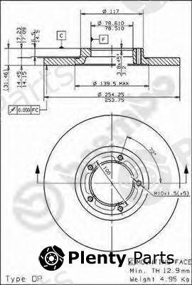  BREMBO part 08.5013.10 (08501310) Brake Disc