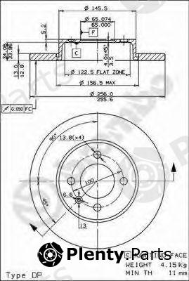  BREMBO part 08.5149.14 (08514914) Brake Disc