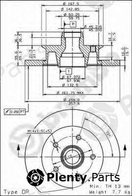  BREMBO part 08.5177.10 (08517710) Brake Disc