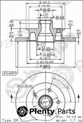 BREMBO part 08.5177.20 (08517720) Brake Disc