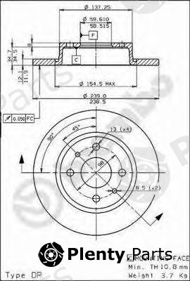  BREMBO part 08.5211.10 (08521110) Brake Disc