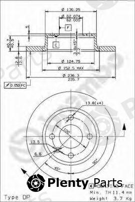  BREMBO part 08.5243.24 (08524324) Brake Disc