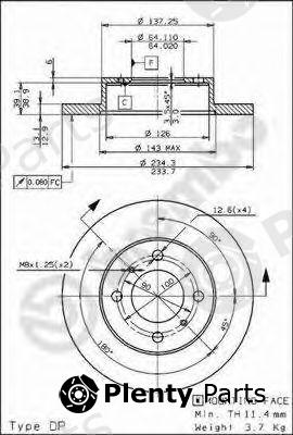  BREMBO part 08.5243.30 (08524330) Brake Disc