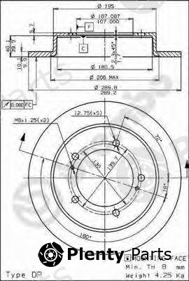  BREMBO part 08.5266.10 (08526610) Brake Disc