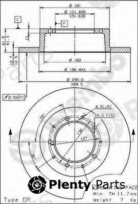  BREMBO part 08.5316.10 (08531610) Brake Disc