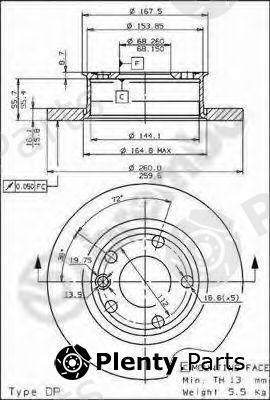  BREMBO part 08.5497.10 (08549710) Brake Disc