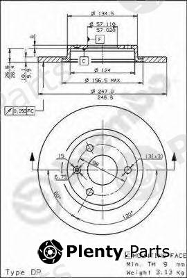  BREMBO part 08.5583.10 (08558310) Brake Disc