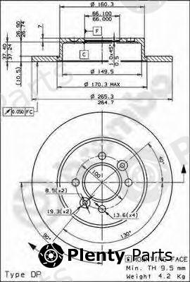  BREMBO part 08.5645.60 (08564560) Brake Disc