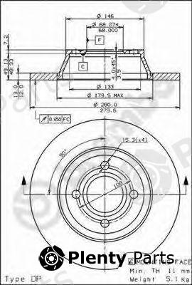  BREMBO part 08.5709.10 (08570910) Brake Disc