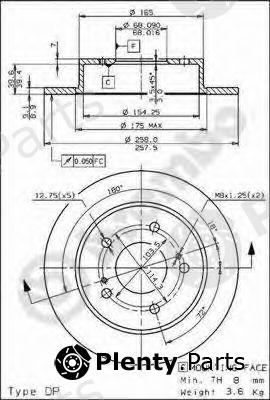  BREMBO part 08.5737.20 (08573720) Brake Disc