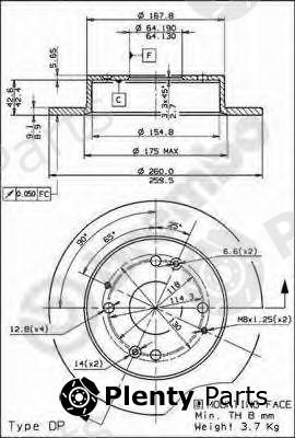 BREMBO part 08.5803.20 (08580320) Brake Disc