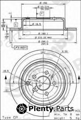  BREMBO part 08.5898.10 (08589810) Brake Disc