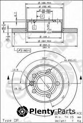  BREMBO part 08.7132.10 (08713210) Brake Disc