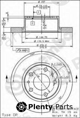  BREMBO part 08.7219.10 (08721910) Brake Disc