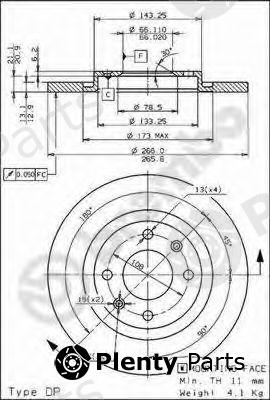  BREMBO part 08.7238.10 (08723810) Brake Disc