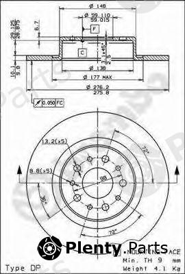  BREMBO part 08.7861.10 (08786110) Brake Disc