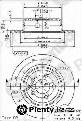  BREMBO part 08.7878.10 (08787810) Brake Disc