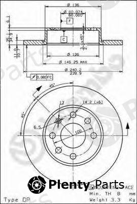  BREMBO part 08.8638.10 (08863810) Brake Disc