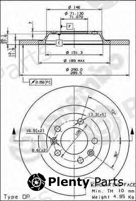  BREMBO part 08.8682.10 (08868210) Brake Disc