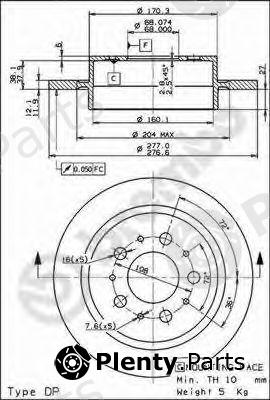  BREMBO part 08.9441.10 (08944110) Brake Disc