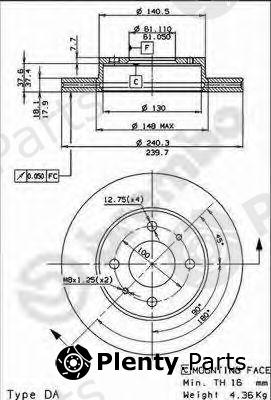  BREMBO part 09.5253.10 (09525310) Brake Disc