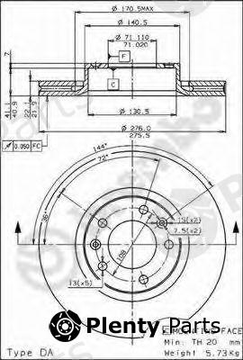  BREMBO part 09.5264.10 (09526410) Brake Disc