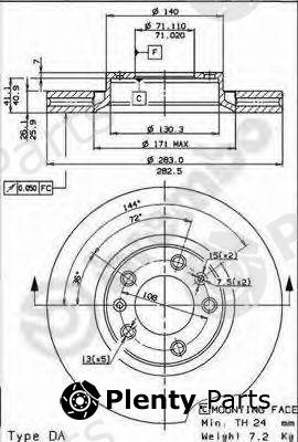  BREMBO part 09.5574.10 (09557410) Brake Disc