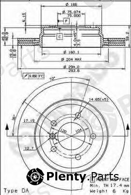  BREMBO part 09.7720.11 (09772011) Brake Disc
