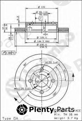 BREMBO part 09.7825.10 (09782510) Brake Disc