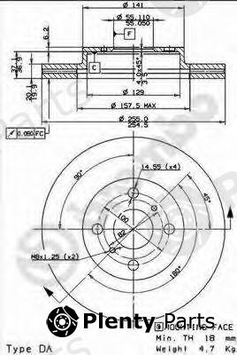  BREMBO part 09.8545.10 (09854510) Brake Disc