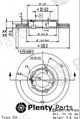  BREMBO part 09.8483.10 (09848310) Brake Disc