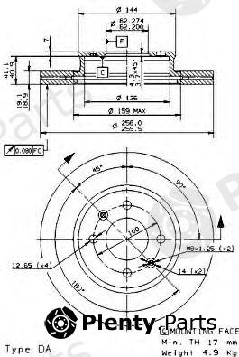  BREMBO part 09.9541.10 (09954110) Brake Disc