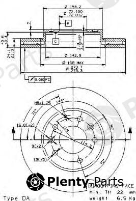  BREMBO part 09.9585.14 (09958514) Brake Disc