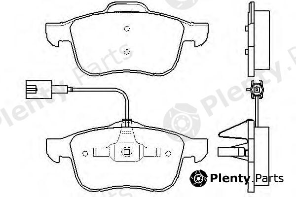  BREMBO part P23103 Brake Pad Set, disc brake