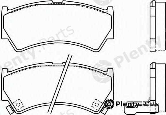  BREMBO part P79013 Brake Pad Set, disc brake