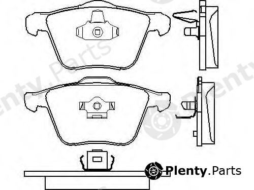  BREMBO part P86018 Brake Pad Set, disc brake