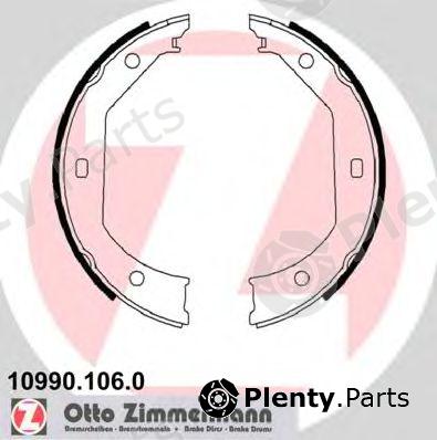  ZIMMERMANN part 10990.106.0 (109901060) Brake Shoe Set, parking brake