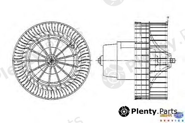  HELLA part 8EW009159-311 (8EW009159311) Interior Blower