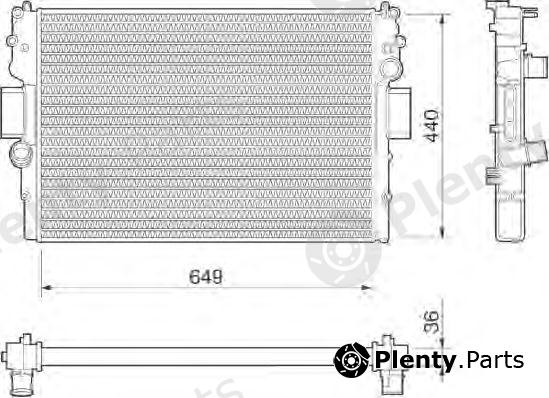  MAGNETI MARELLI part 350213015000 Radiator, engine cooling