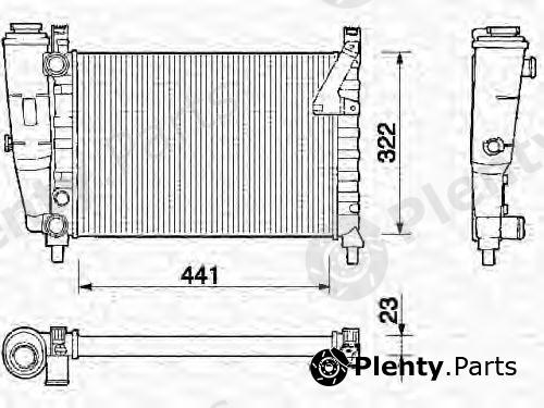  MAGNETI MARELLI part 350213131000 Radiator, engine cooling