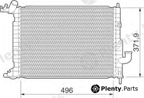  MAGNETI MARELLI part 350213278000 Radiator, engine cooling