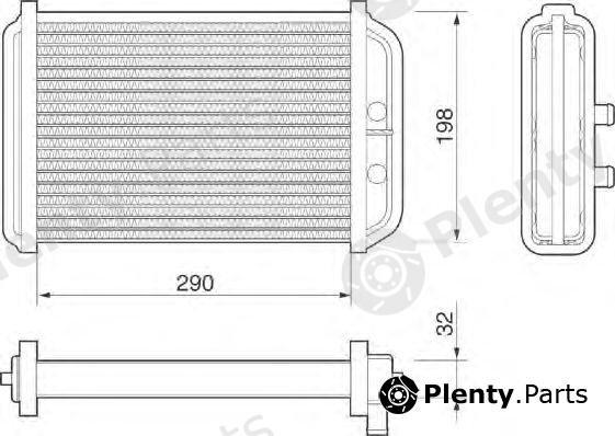  MAGNETI MARELLI part 350218068000 Heat Exchanger, interior heating