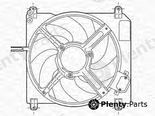  MAGNETI MARELLI part 069422007010 Fan, radiator