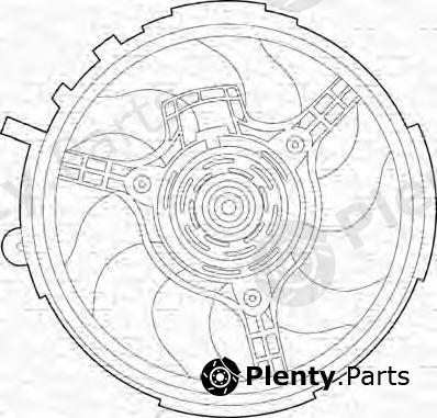  MAGNETI MARELLI part 069422031010 Fan, radiator
