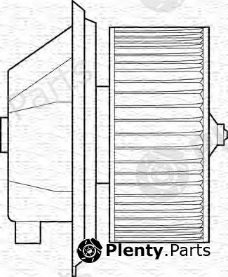  MAGNETI MARELLI part 069412514010 Interior Blower